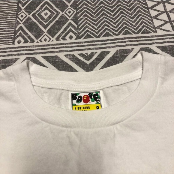 A Bathing Ape Bape Camo Ape Face Tee Shirt Size Small - Picture 6 of 9